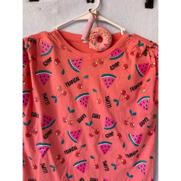 It’s Our Time Watermelon, Cherry Short Sleeve Tee - Picture 2 of 11